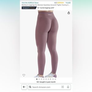 Aurora butt scrunch leggings like new small